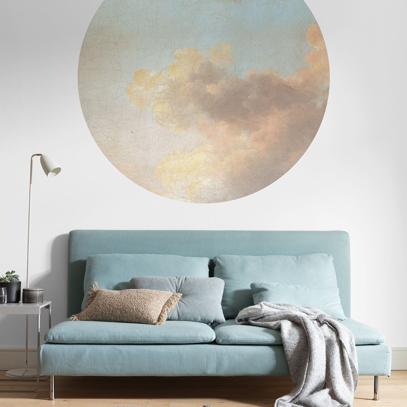 Komar Photo Wallpaper Disney Dot Relic Clouds 125 x 125 cm Tessuto non tessuto autoadesivo Relic Clouds Sun Clouds