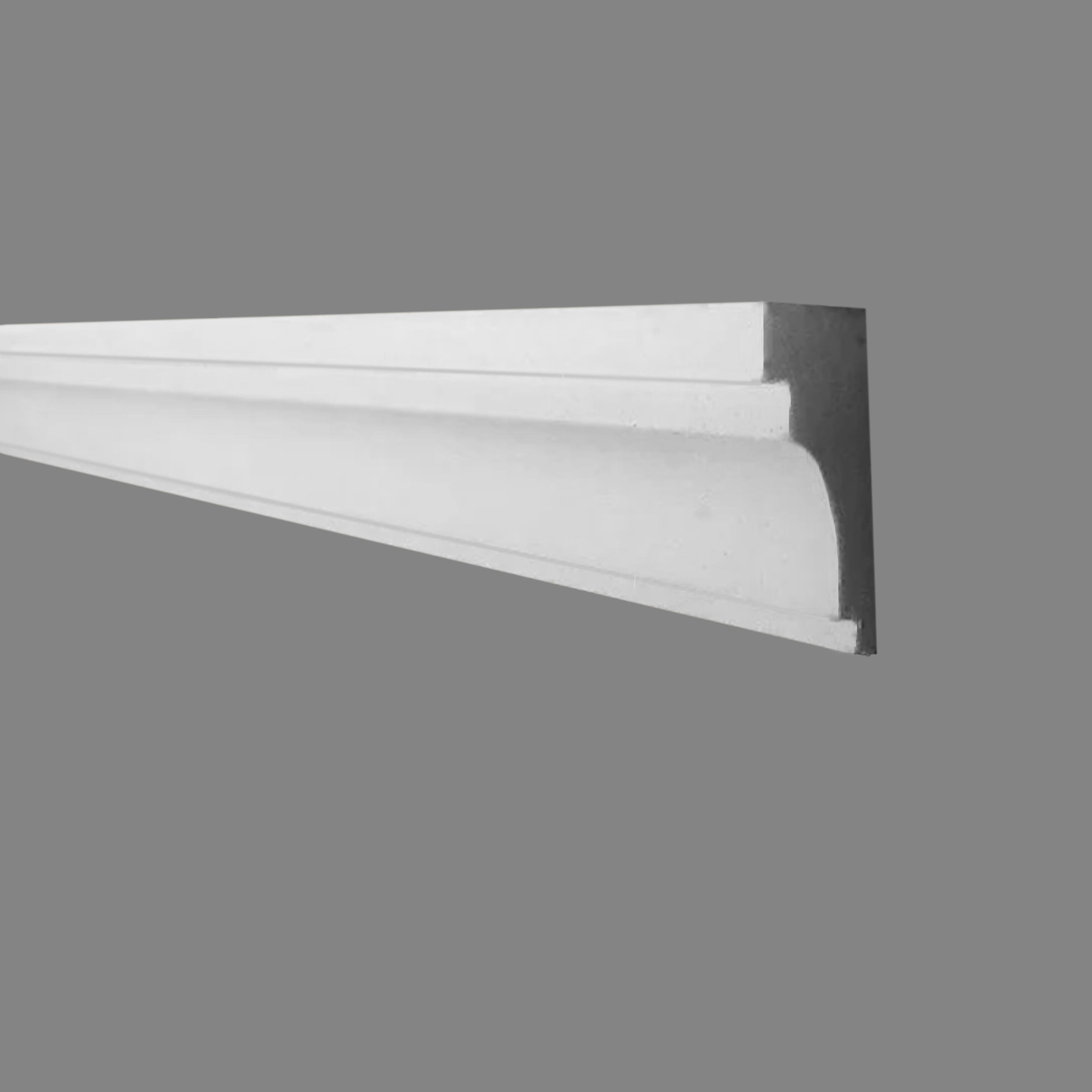 PROVISTON Modanatura in gesso Oldenburg Stucco in gesso autentico 40 x 70 x 1000 mm Modanature in gesso