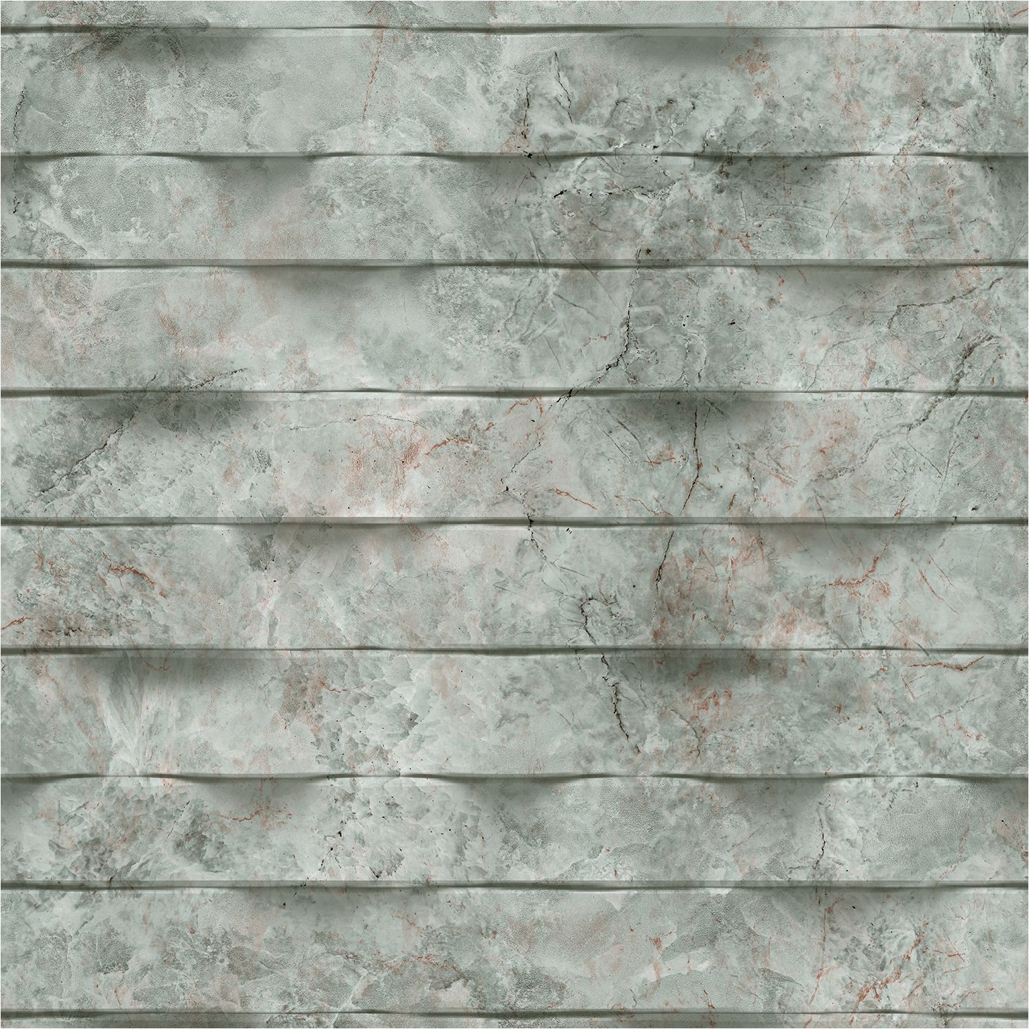 Carta da parati in tessuto non tessuto M79994D Brut Turquoise Marble Stone Look Tessuto non tessuto 1,06 x 10,05 m Ugépa