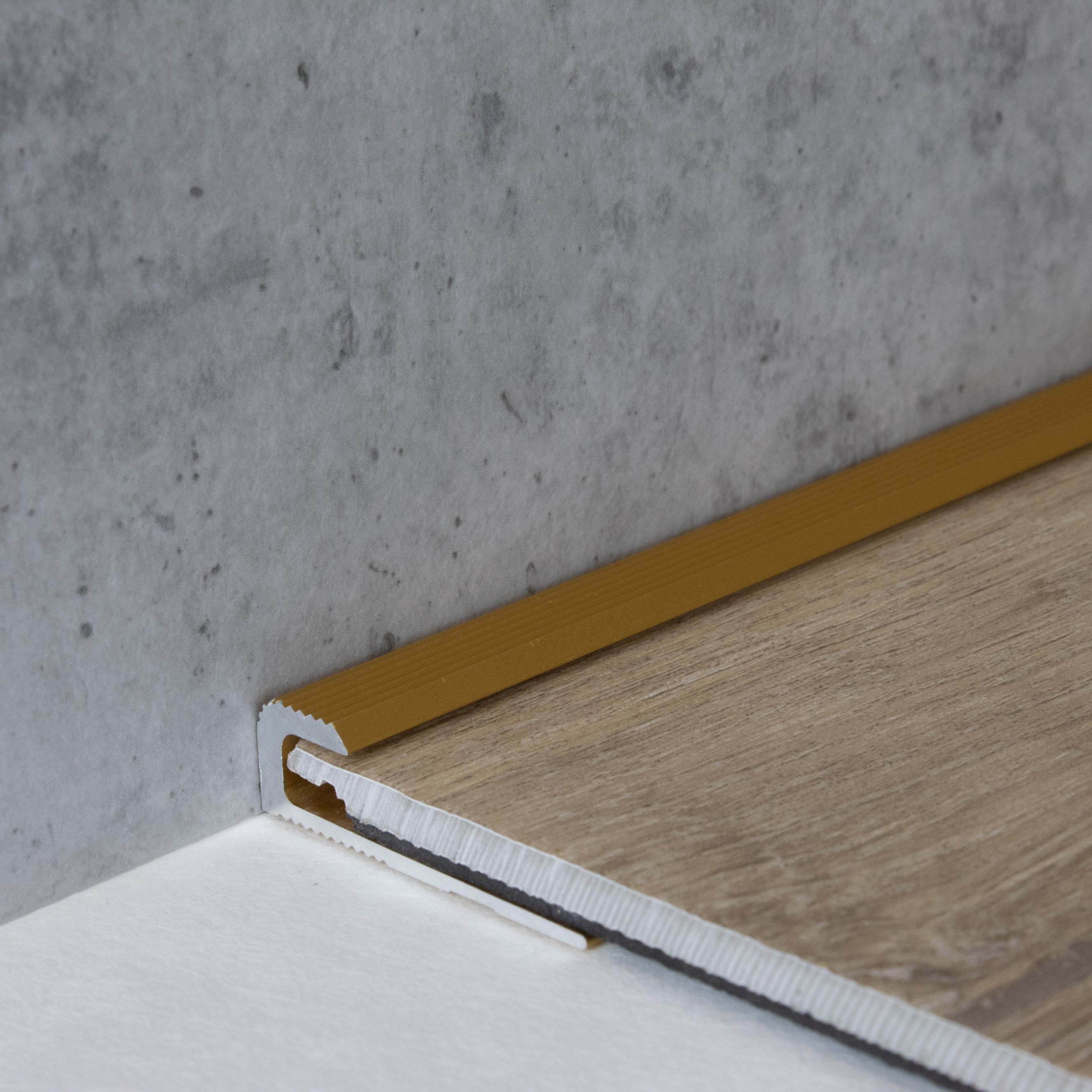 Profili di bordatura e finitura PROVISTON Cavan B 30 mm, altezza bordatura 5 mm, alluminio anodizzato