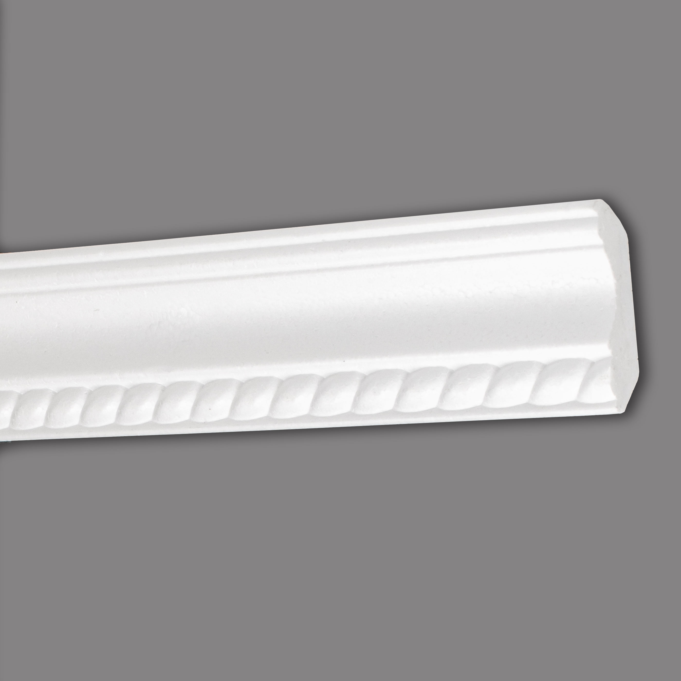 Marbet Cornice "B-1" Modanatura per soffitto in polistirolo 32 x 32 x 2000 mm Modanatura in polistirene Bianco
