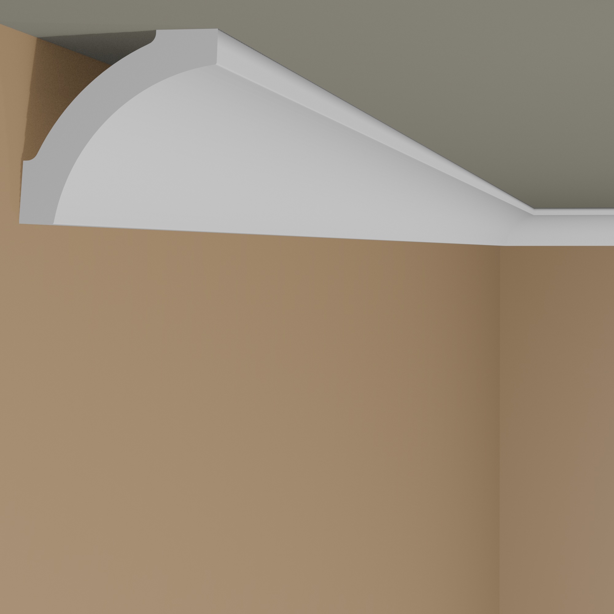 NMC Cornice B2 NOMASTYL Polistirene 35 x 35 x 2000 mm Bianco Modanatura per soffitto