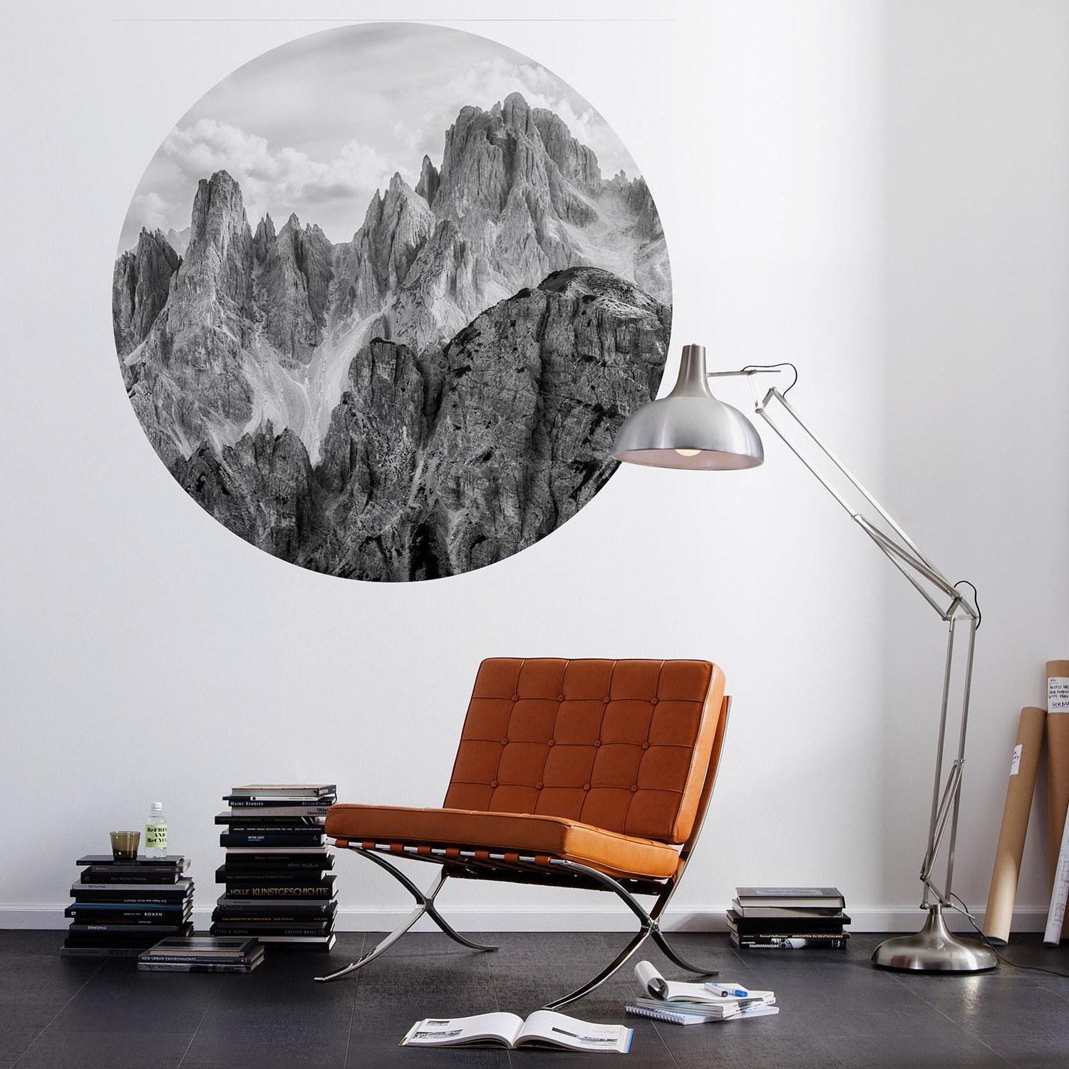 Carta da parati fotografica Komar Disney Dot Torres 125 x 125 cm Tessuto non tessuto autoadesivo Torres Mountains Climbing Rocks