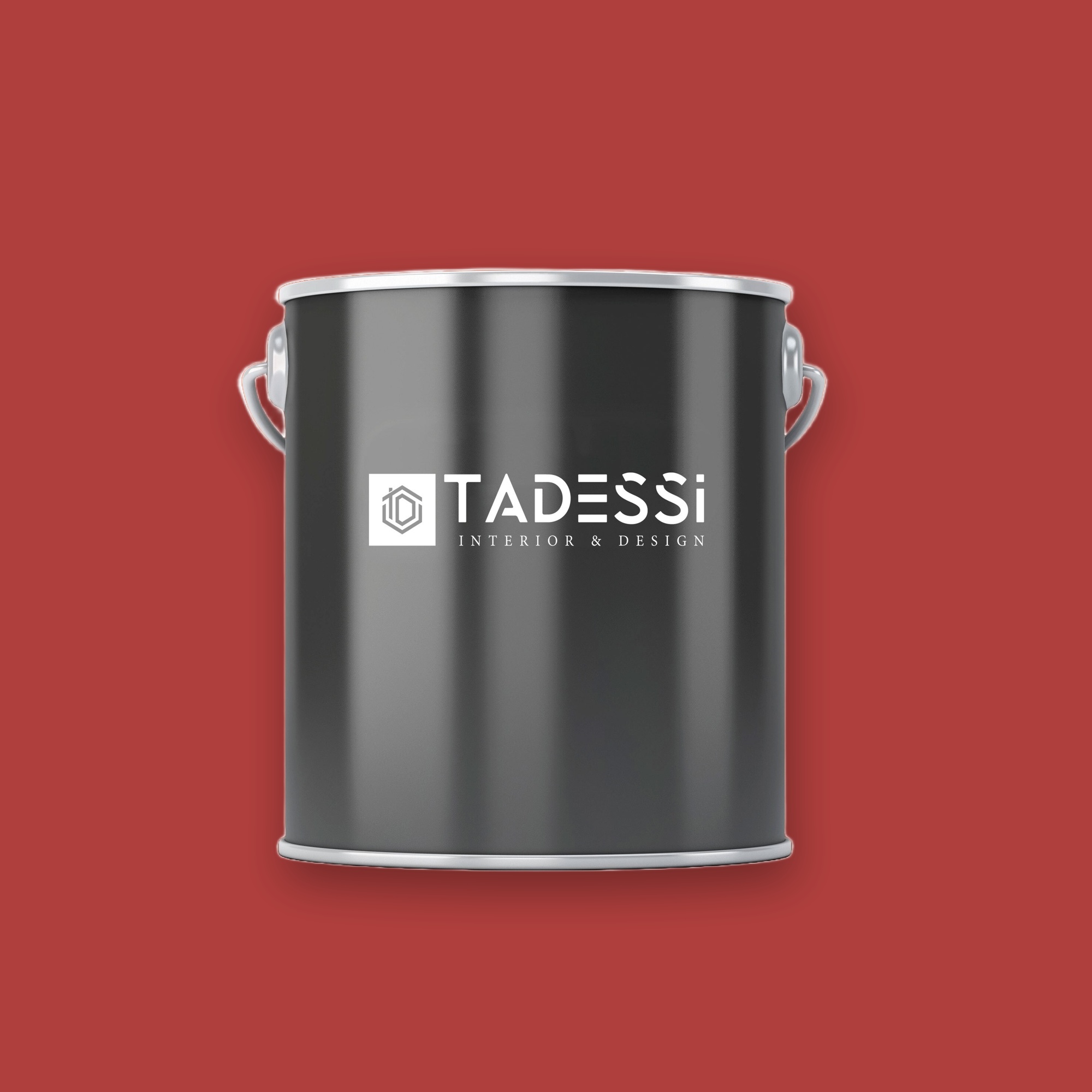 TADESSI Wall Select Wall Paint Red - Rosso Melograno - Pittura per interni di alta qualità - Colore intenso