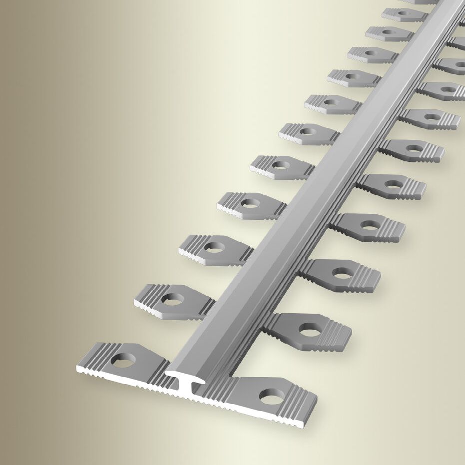 Profili di bordatura e finitura Küberit H 5 mm L 34 mm L 2700 mm altezza bordatura 2,5 mm alluminio anodizzato