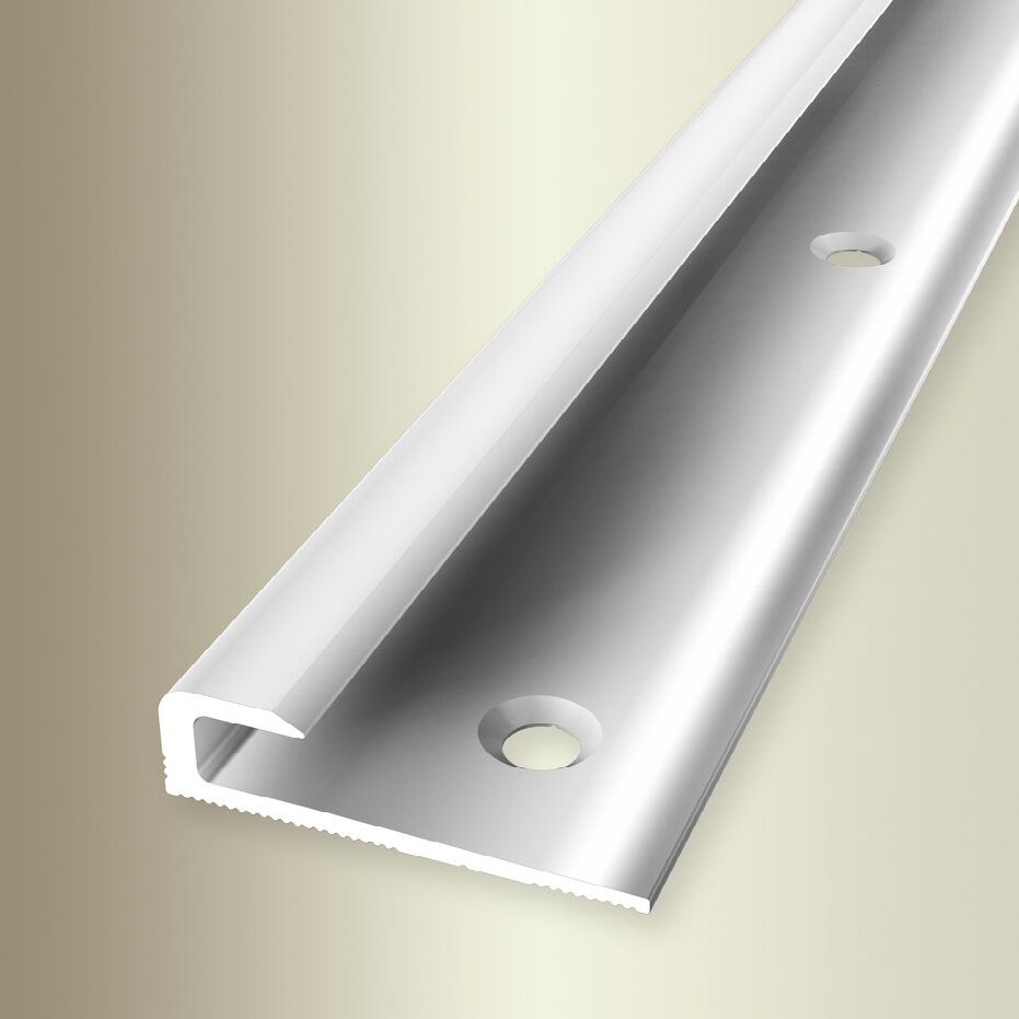Profili di bordatura e finitura Küberit H 8 mm L 30 mm L 2500 mm altezza bordatura 5 mm alluminio anodizzato