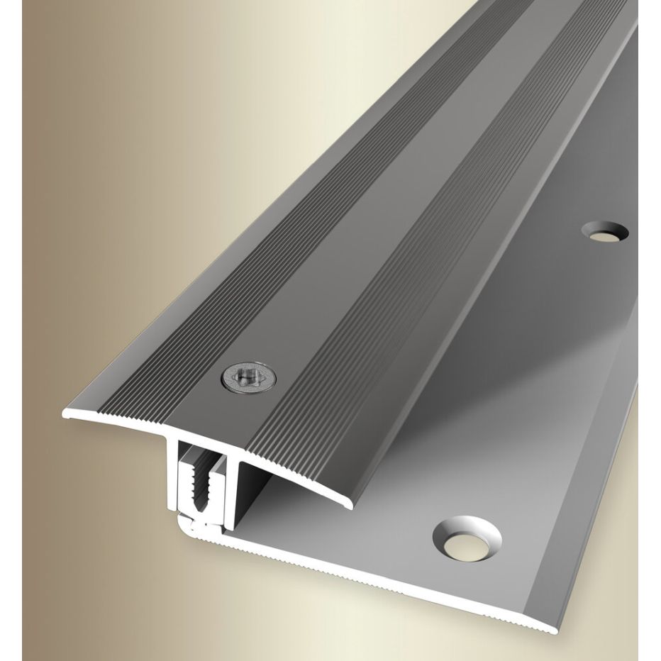 Profilo di transizione PROVISTON, larghezza 37 mm, altezza bordo 7 - 17 mm, striscia di transizione