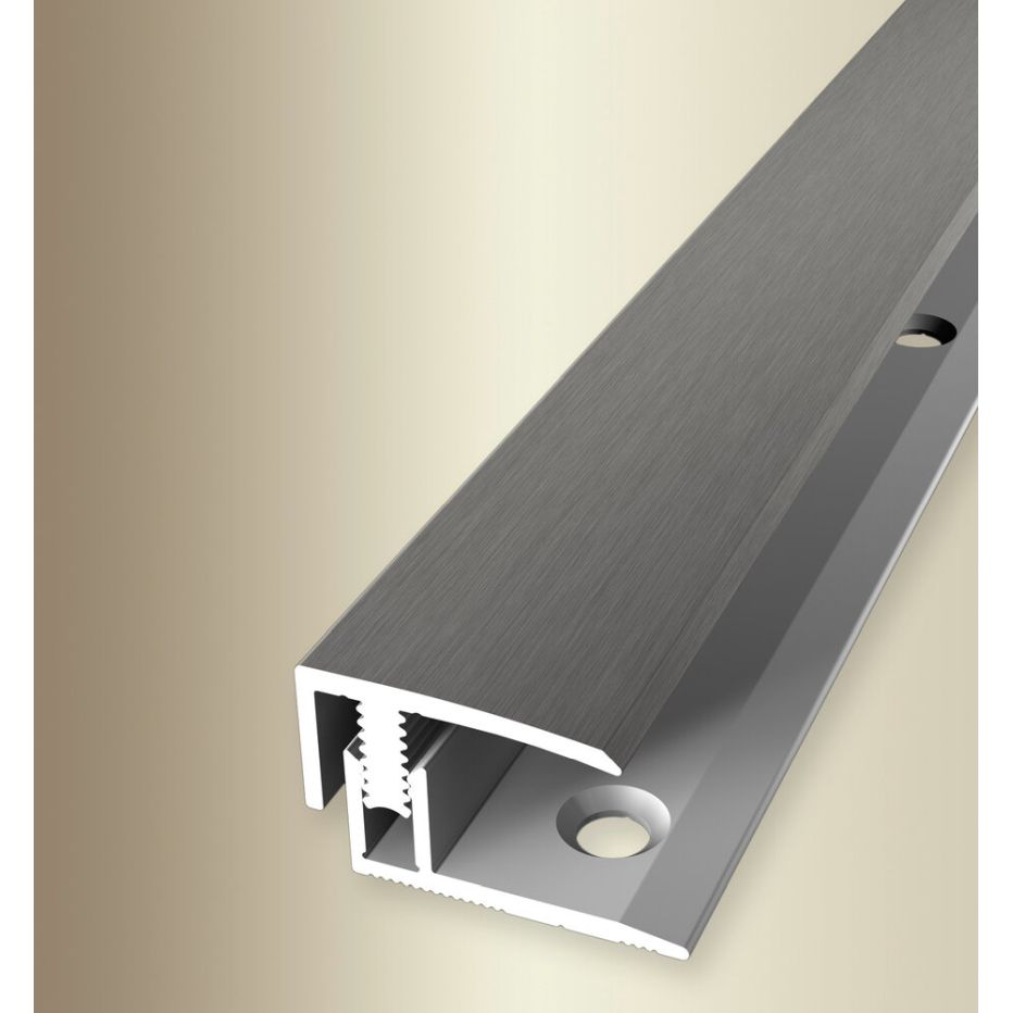 Profili di bordatura e finitura PROVISTON, larghezza 21 mm, altezza bordatura 7 - 12 mm, alluminio anodizzato