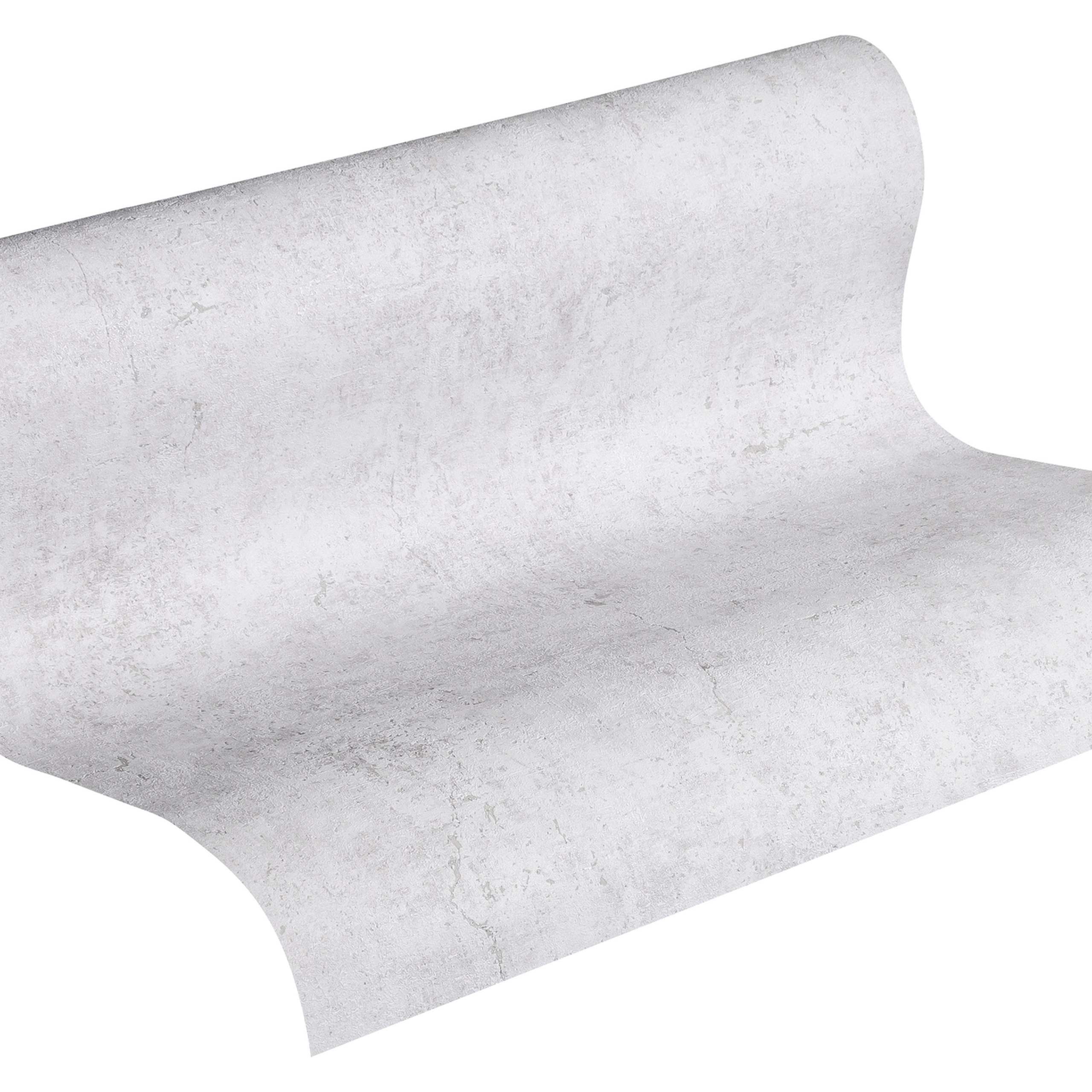 A.S. Creation Metropolitan Stories 369114 Carta da parati in tessuto non tessuto Effetto pietra 0,53 x 10,05 m Bianco
