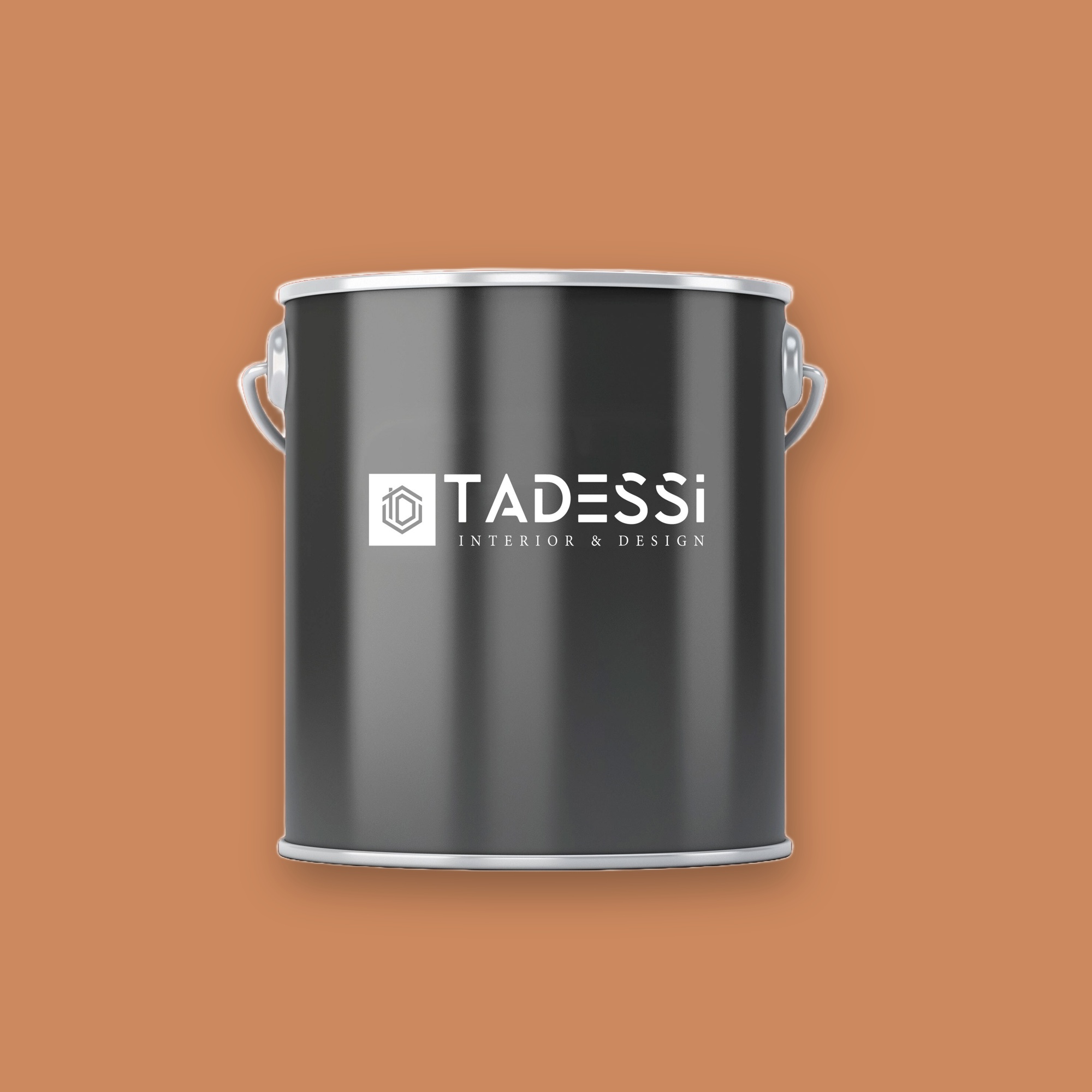 TADESSI Wall Select - Pittura murale arancione - Giallo dorato - Pittura per interni di alta qualità - Colore intenso