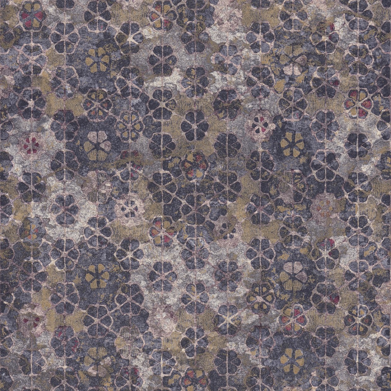 A.S. Creation New Walls 373914 Carta da parati in tessuto non tessuto aspetto floreale 0,53 x 10,05 m Viola