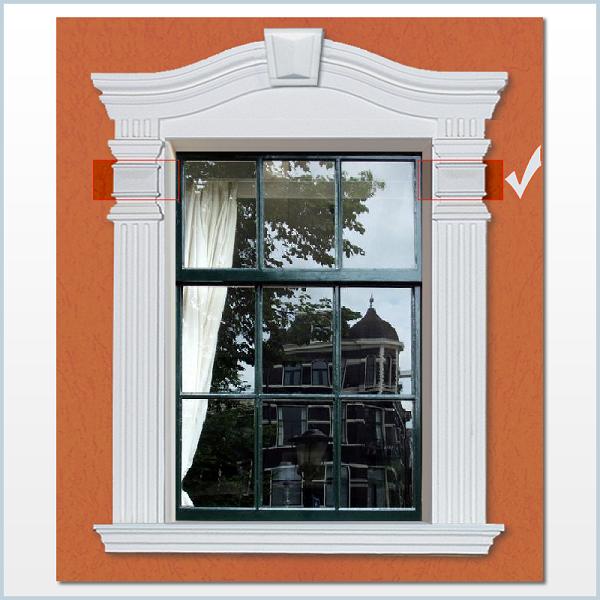 Fassadenzierelement "Avitus DT-3" (Schlussstein)