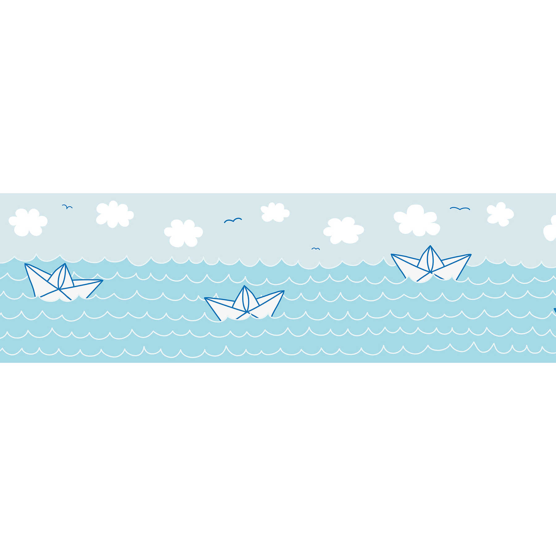 A.S. Creation Lovely Kids 403731 Bordo Cameretta per bambini 5 x 0,155 m Blu