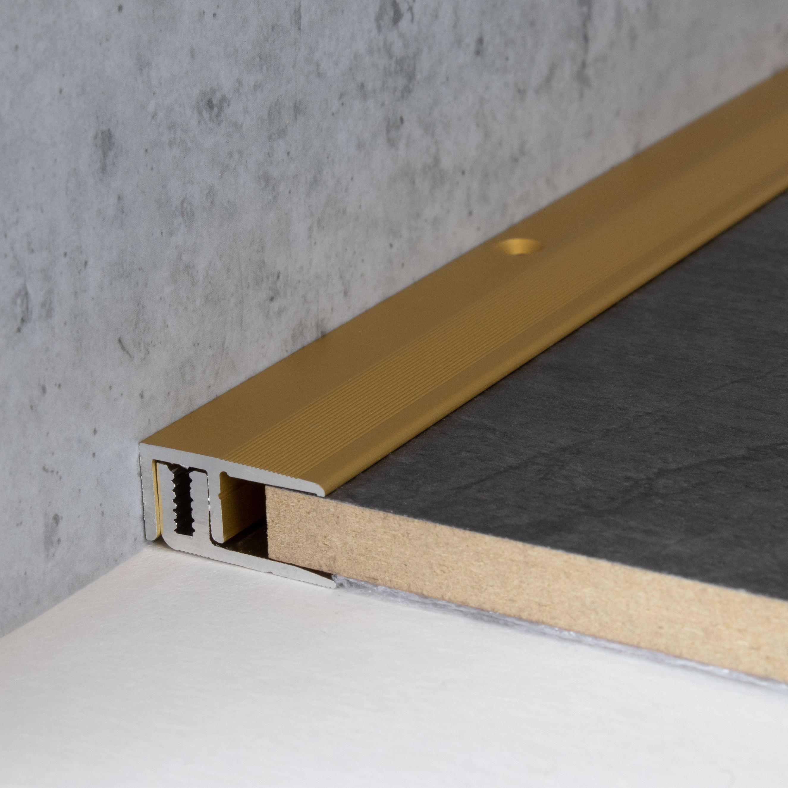 Profili di bordatura e finitura PROVISTON Edmonton, altezza 10 mm, larghezza 21 mm, altezza bordatura 7 - 15 mm