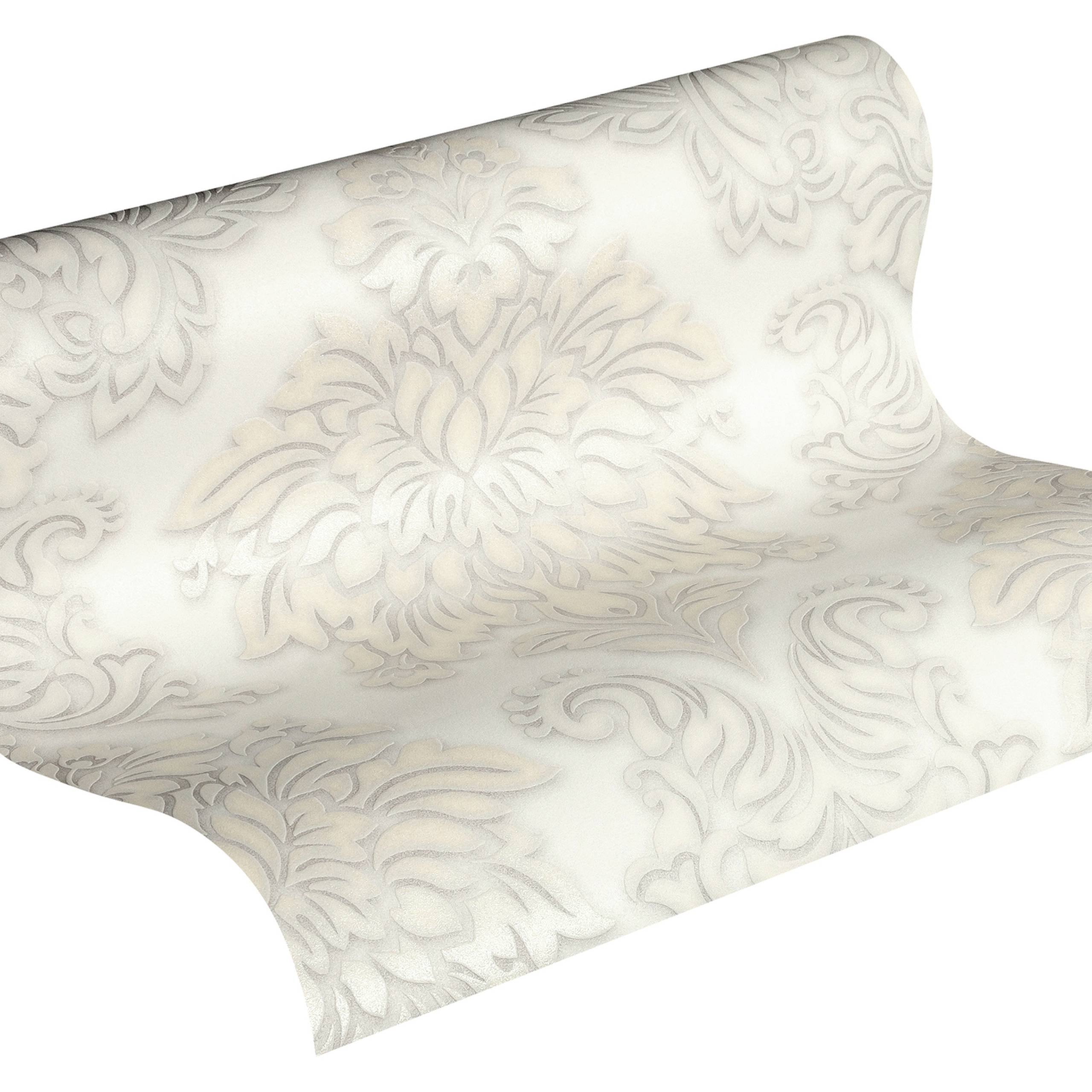 A.S. Creation Metropolitan Stories 368982 Carta da parati in tessuto non tessuto Barocco 0,53 x 10,05 m crema