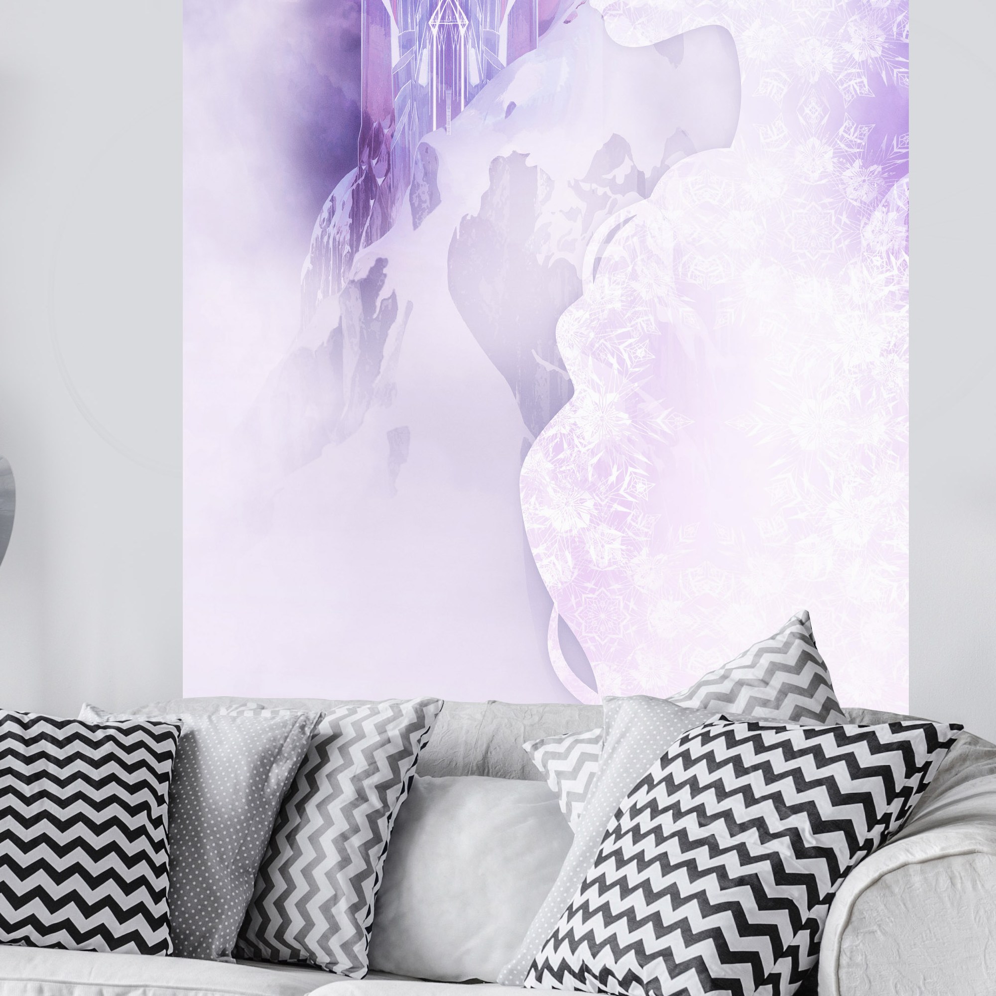 Carta da parati fotografica Komar Disney Frozen Winter Wonderland 200 x 120 cm Tessuto non tessuto Frozen Adventure Winter Wonderland