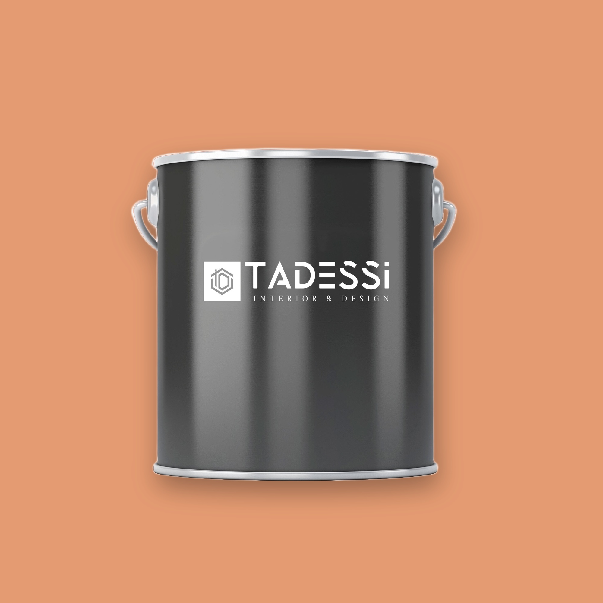 TADESSI Wall Select - Pittura murale arancione-ocra - Pittura per interni di alta qualità - Colore intenso