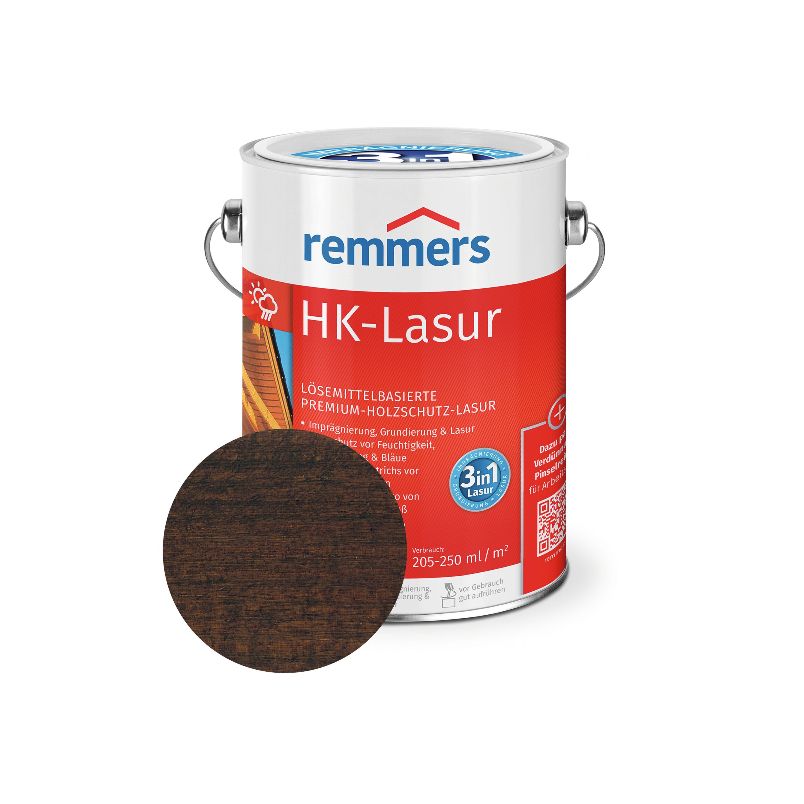Remmers HK-Lasur Protezione premium del legno A base di solventi Protezione dall'umidità Consegna gratuita