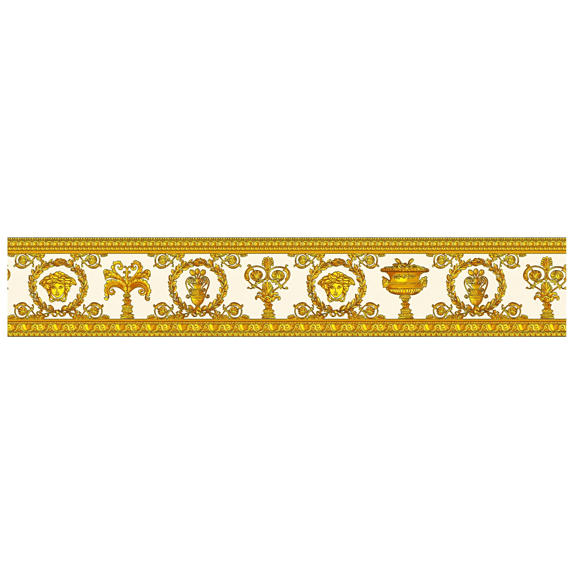 A.S. Creation Versace 3 343052 Bordo in tessuto non tessuto bordo 0,09 x 5 m Giallo