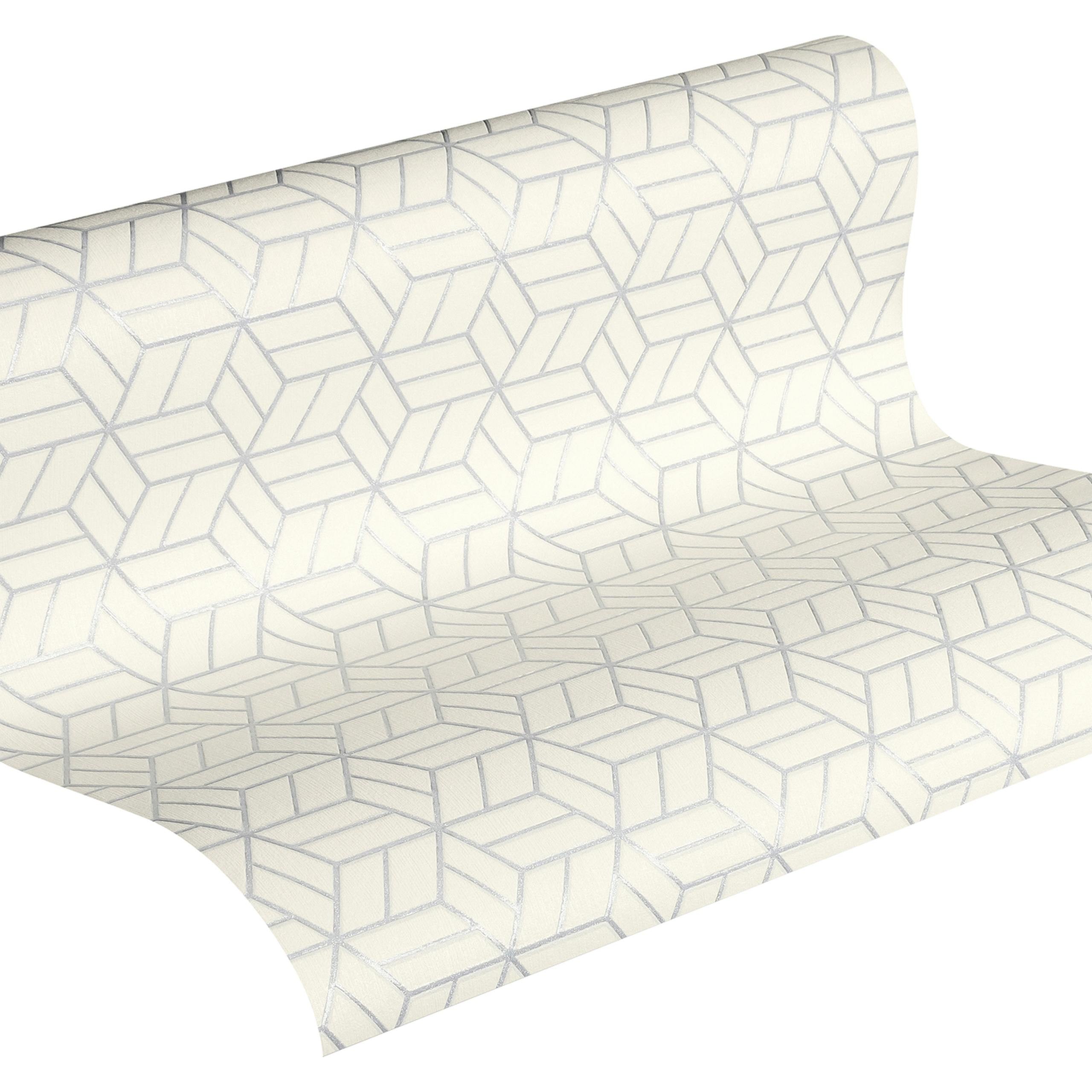 A.S. Creation Metropolitan Stories 369203 Carta da parati in tessuto non tessuto Ottica 3D 0,53 x 10,05 m crema