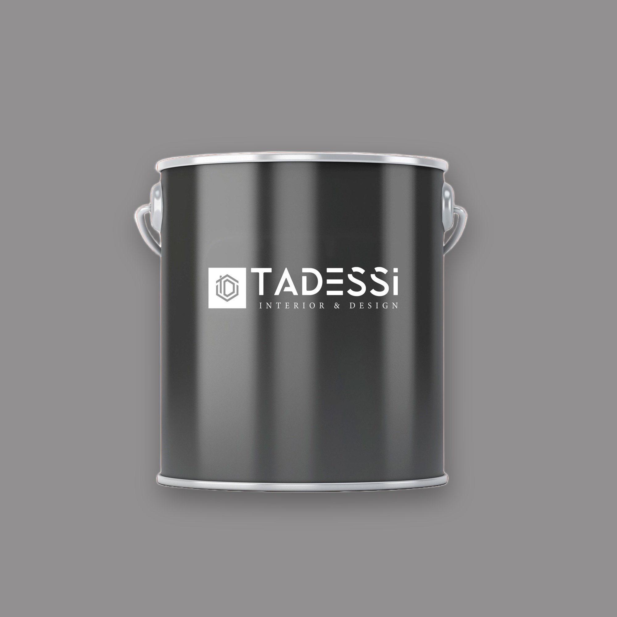 TADESSI Wall Select - Pittura murale Grigio - Grigio scuro - Pittura per interni di alta qualità - Colore intenso