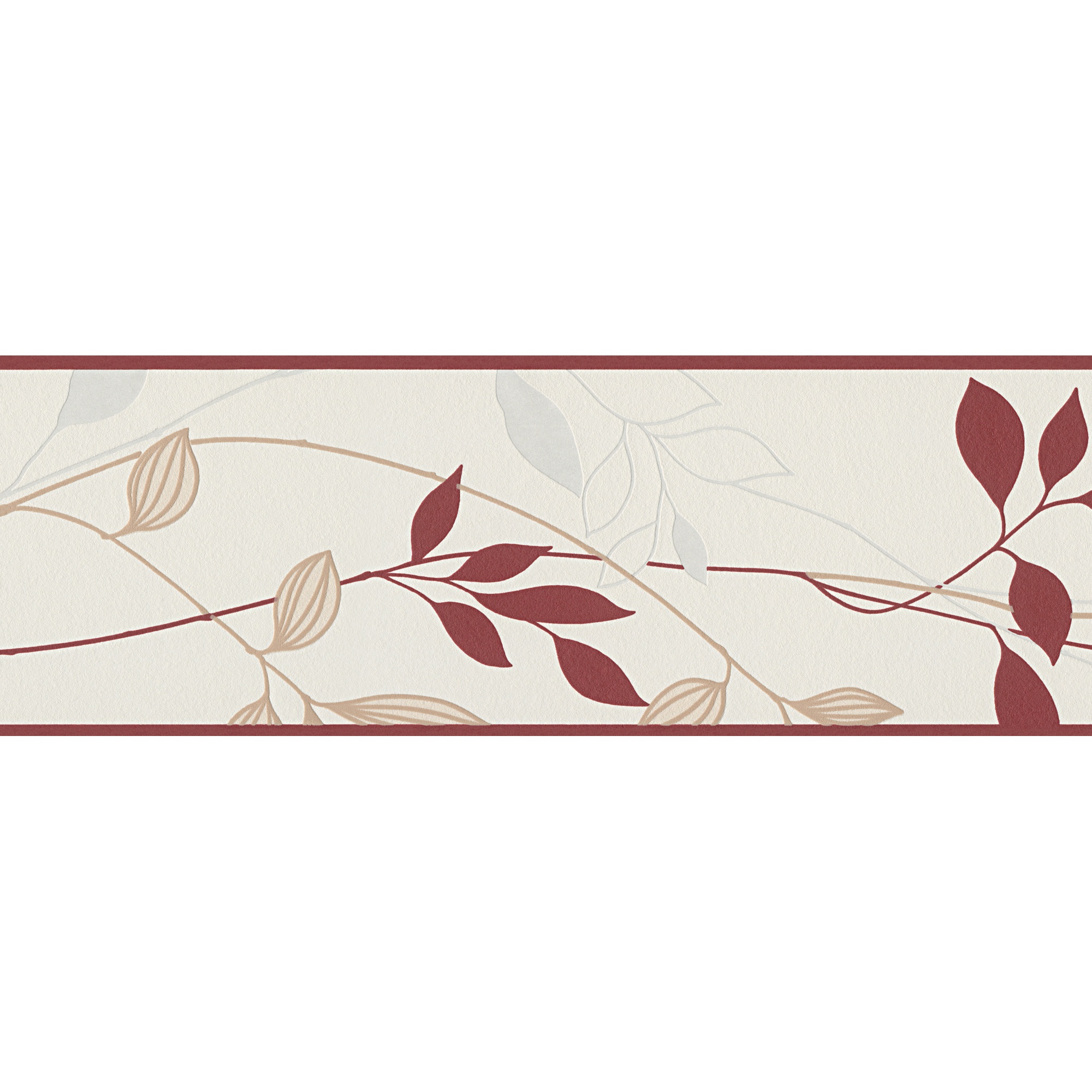 A.S. Creation Guida di stile naturale 249630 Bordo in tessuto non tessuto Passamaneria 0,17 x 5 m Crema
