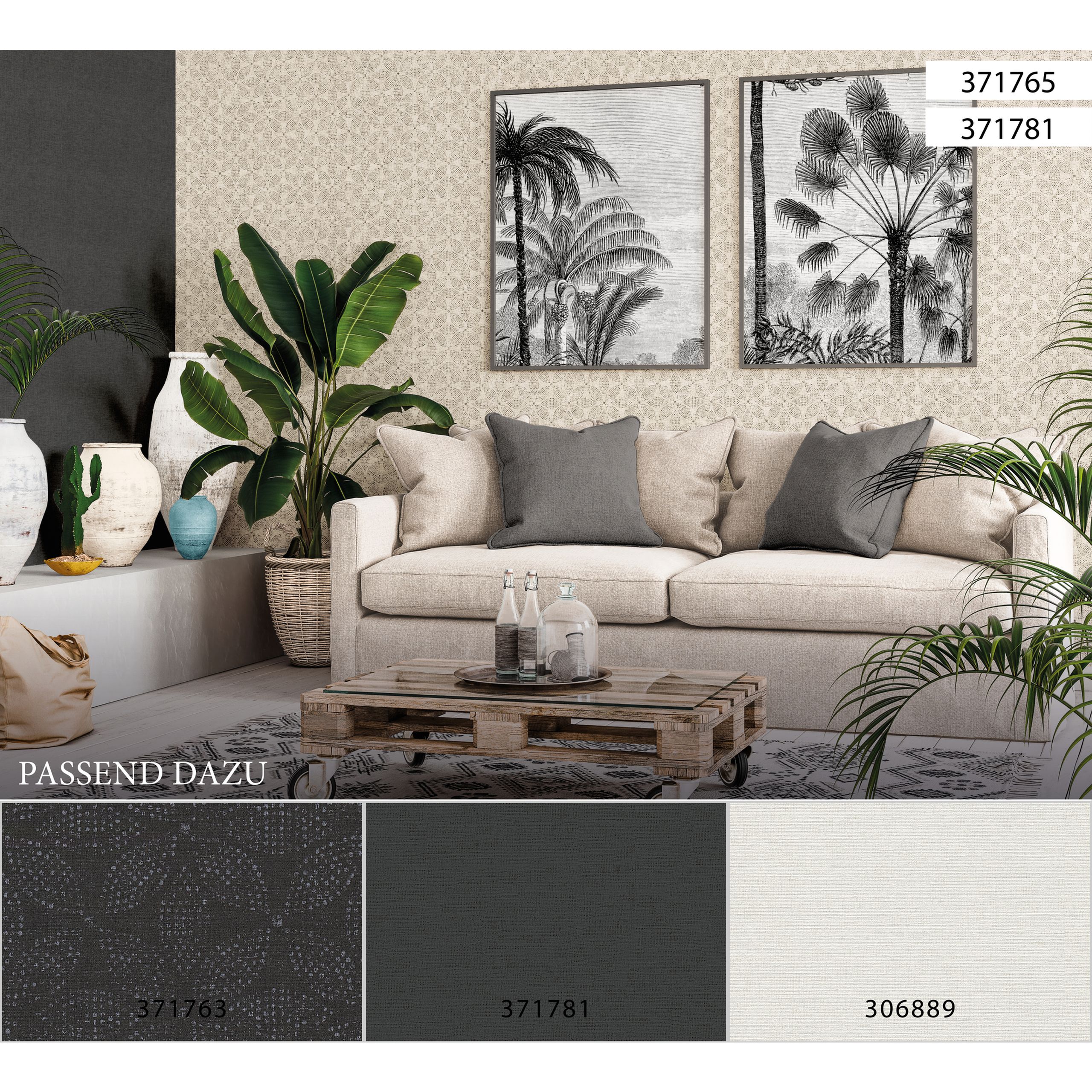 A.S. Creation | Trendwall 2 | Schwarz | 371781