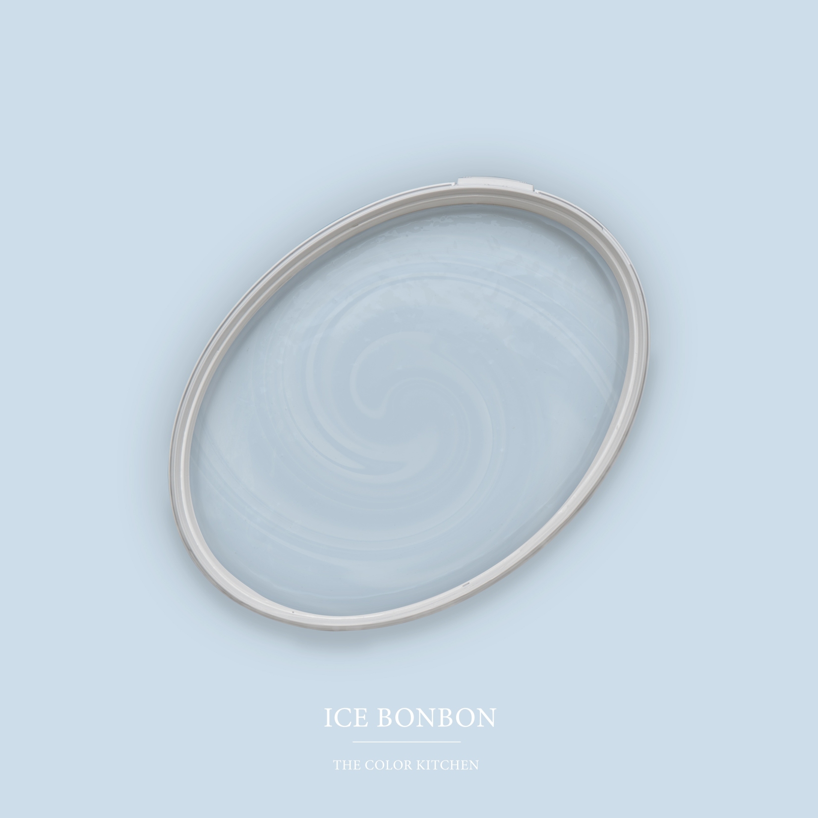 Pittura murale blu opaca The Color Kitchen Ice Bonbon Pittura per interni esclusiva, ad alta intensità di colore