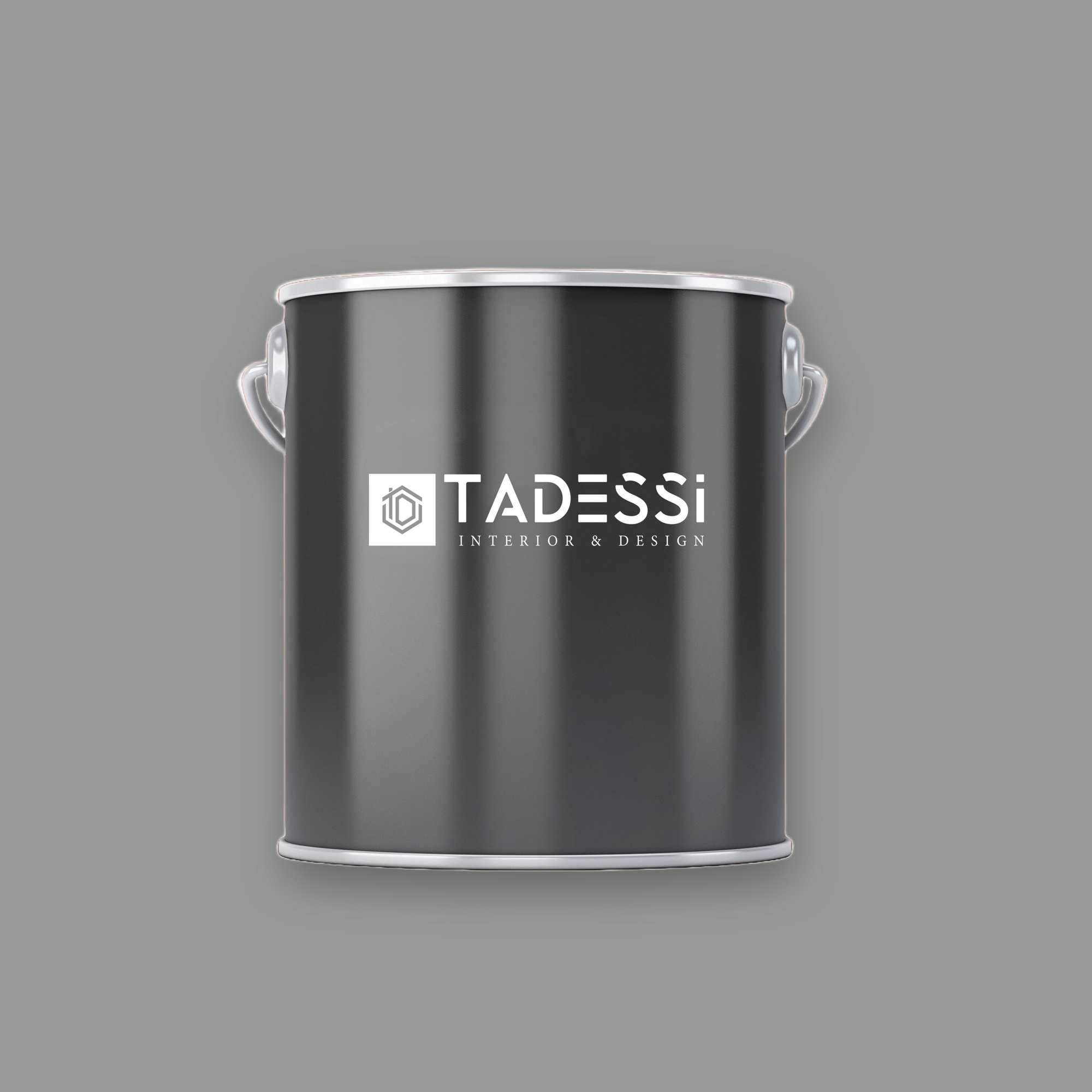 TADESSI Wall Select - Pittura murale grigia - Grigio medio - Pittura per interni di alta qualità - Colore intenso
