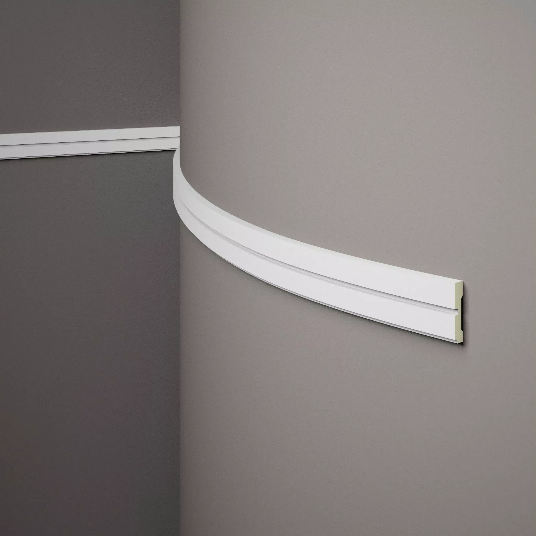 Profilo decorativo flessibile Mardom MDD414F Profoam 11 x 51 x 2000 mm Bianco profilo decorativo pieghevole