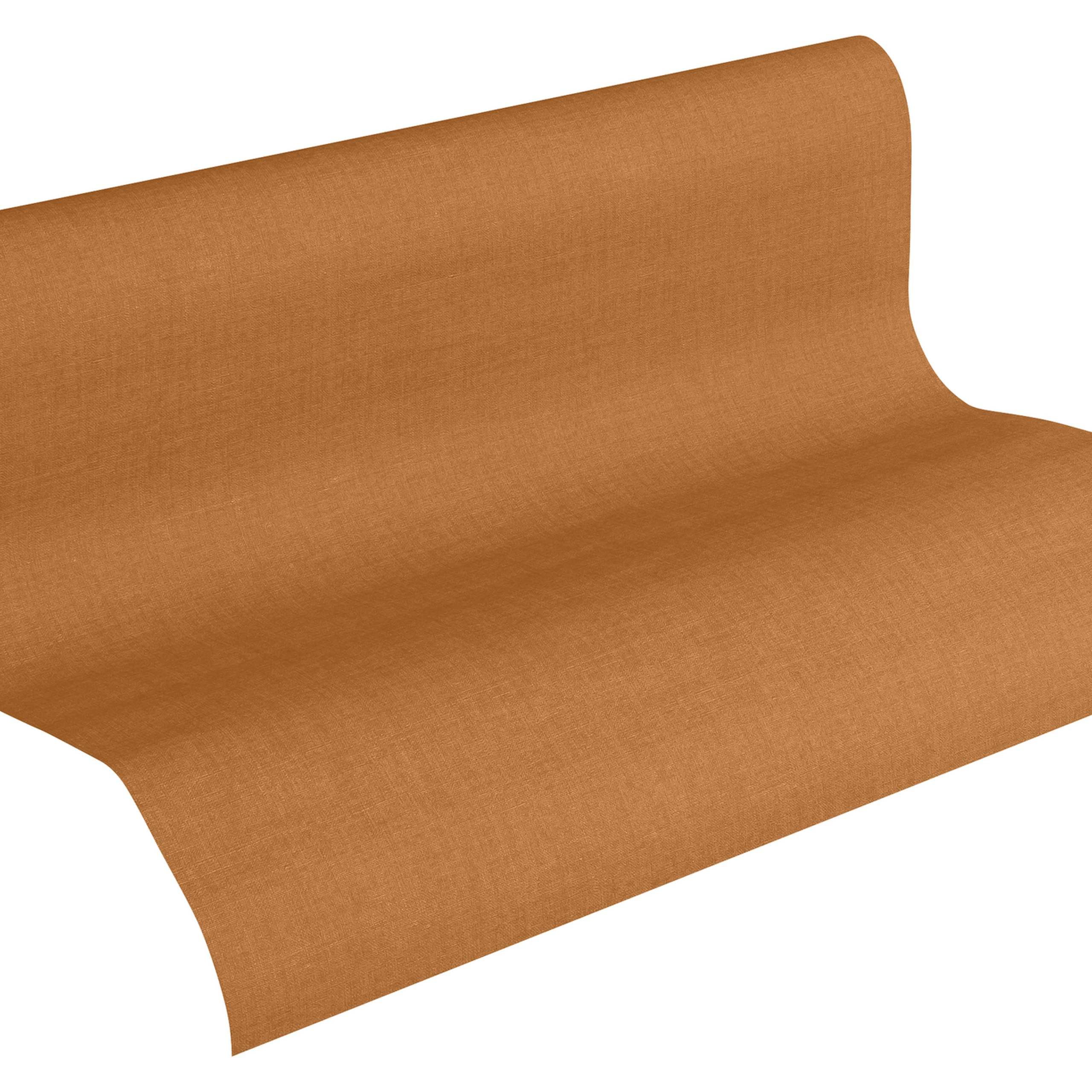 A.S. Creation Exotic Life 360939 Carta da parati in tessuto non tessuto Tinta unita University 0,53 x 10,05 m Arancione