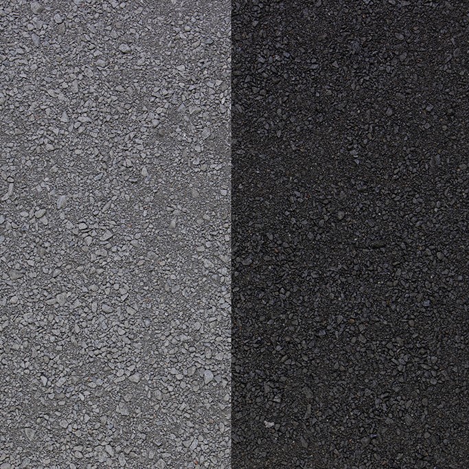 Ghiaia decorativa "Basalto" 0 - 2 mm Ghiaia di qualità superiore Pietra naturale Basalto Grigio Nero Decorazione da giardino GSH