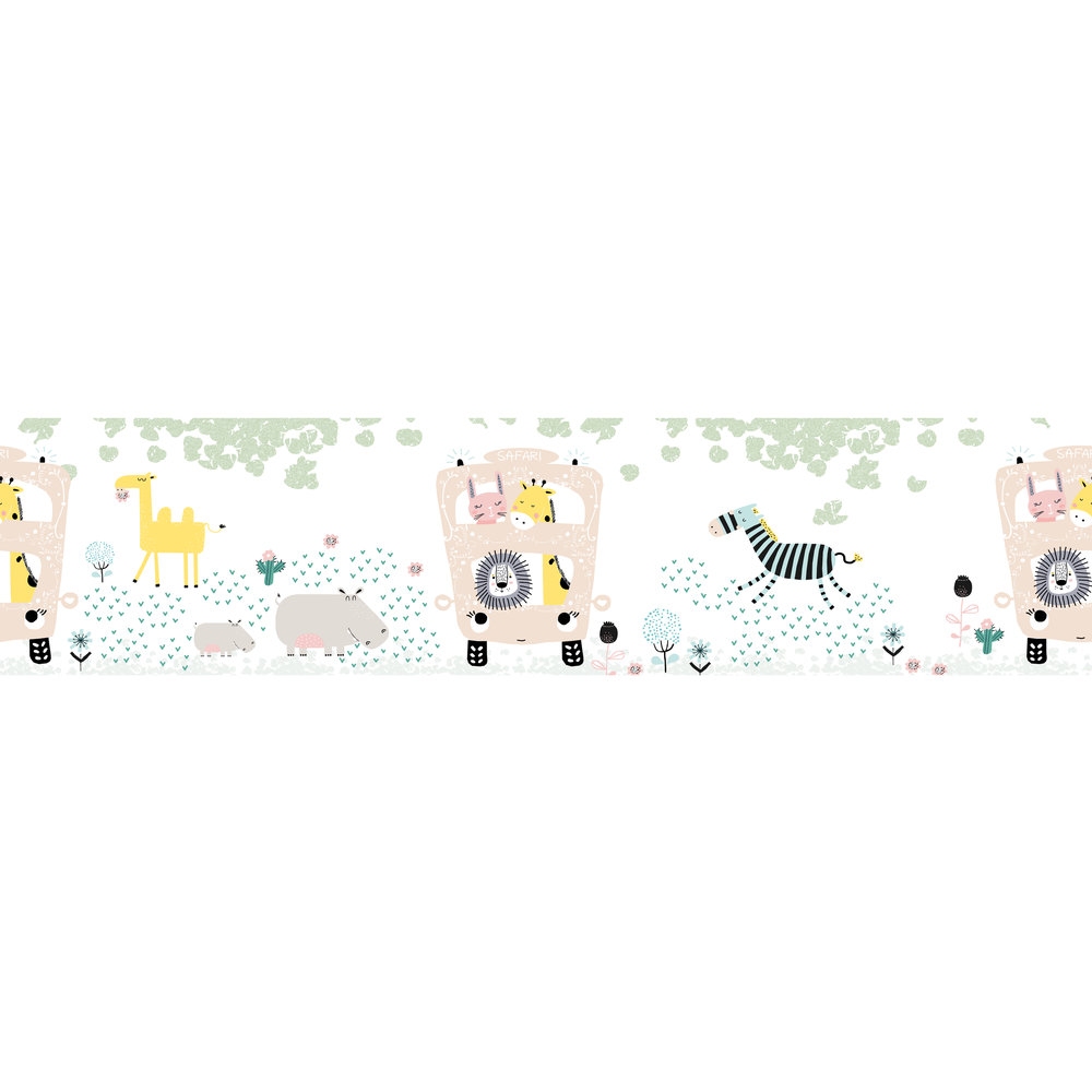 A.S. Creation Solo bordi 11 403756 Bordo di carta Cameretta per bambini 5,00 x 0,155 m Multicolore