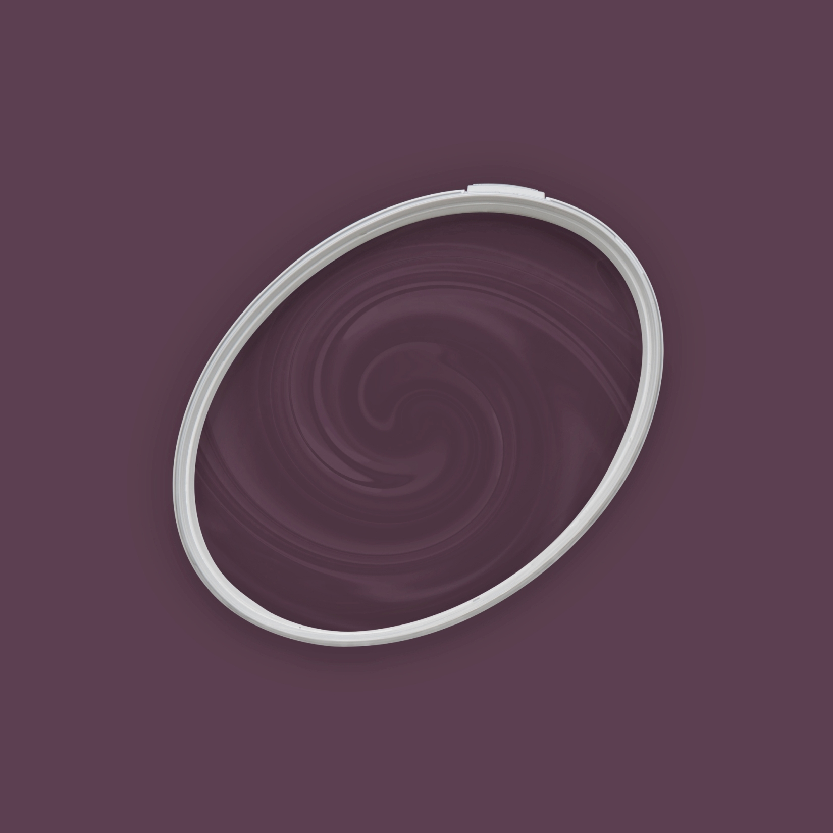 Pittura murale viola opaca The Color Kitchen Beady Beetroot Pittura a emulsione per interni esclusiva, ad alta coprenza