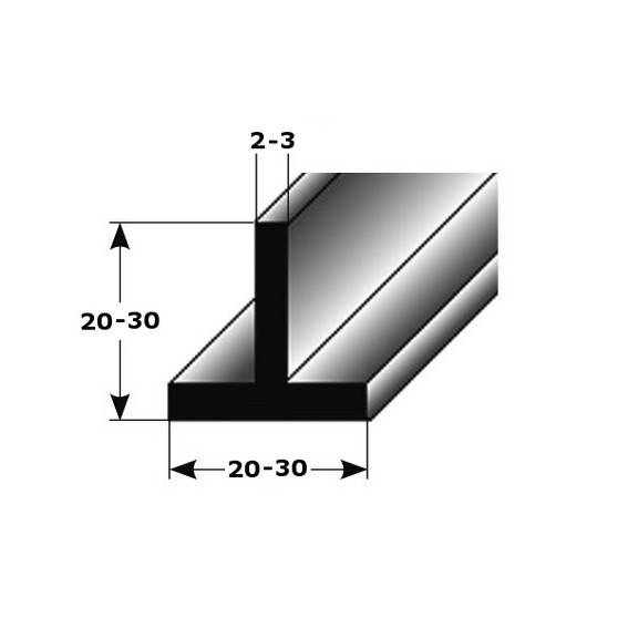 Profili Auer Construction & Assembly Albarracin Larghezza 20 - 30 mm Profilo a T in alluminio