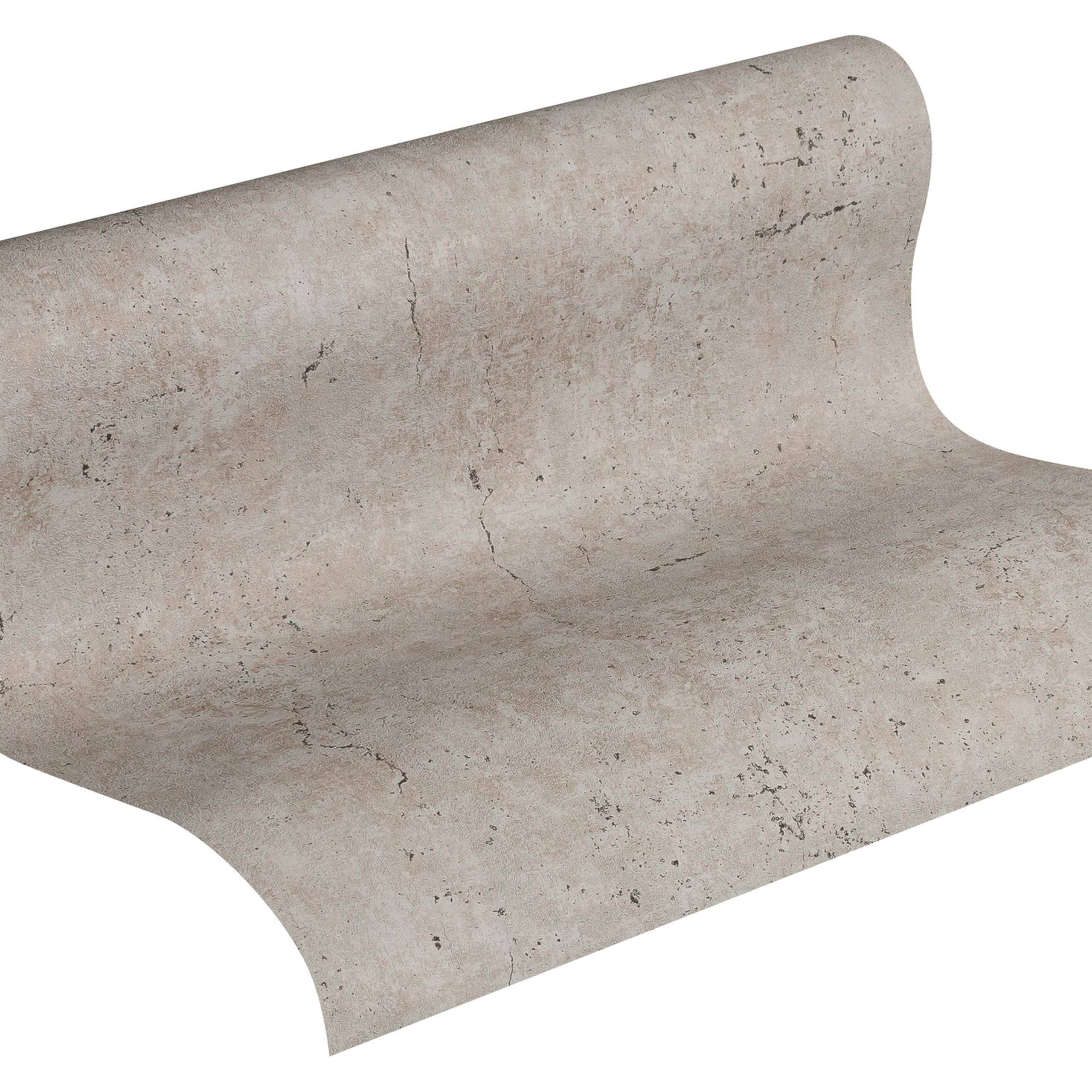A.S. Creation Metropolitan Stories 369111 Carta da parati in tessuto non tessuto Effetto pietra 0,53 x 10,05 m Beige