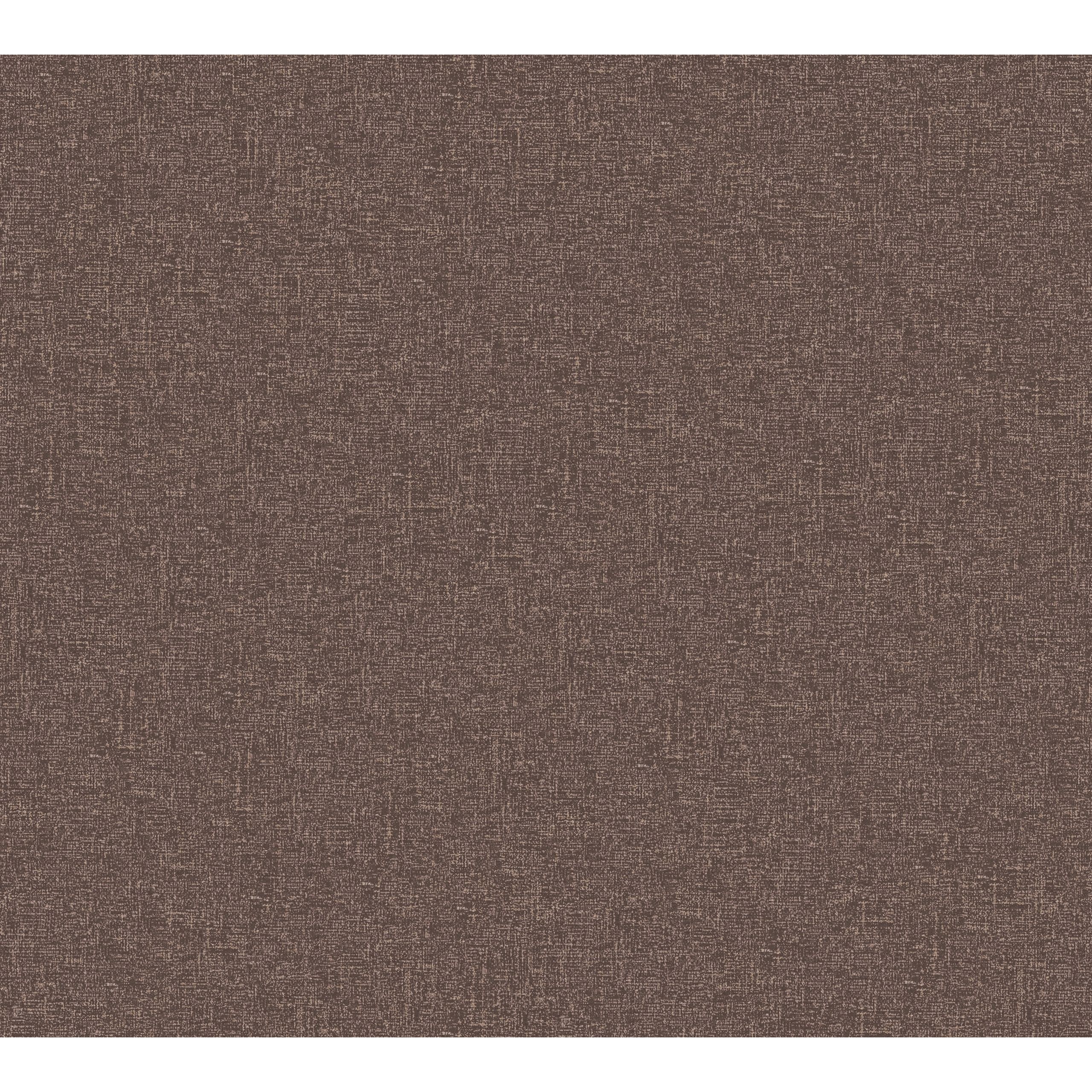 A.S. Creation New Elegance 375486 Carta da parati in tessuto non tessuto Tinta unita University 0,53 x 10,05 m Marrone