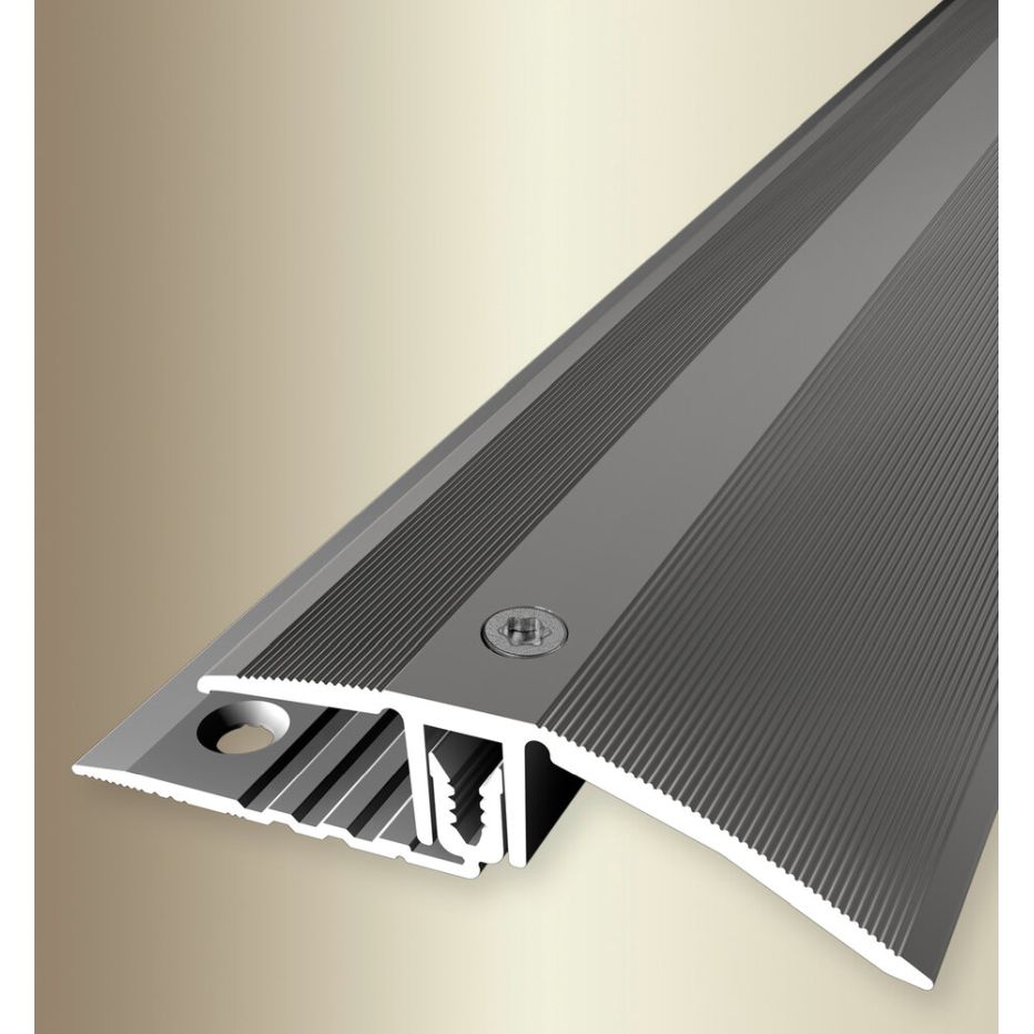 Profilo di transizione PROVISTON, larghezza 56 mm, altezza bordo 7 - 18 mm, striscia di transizione