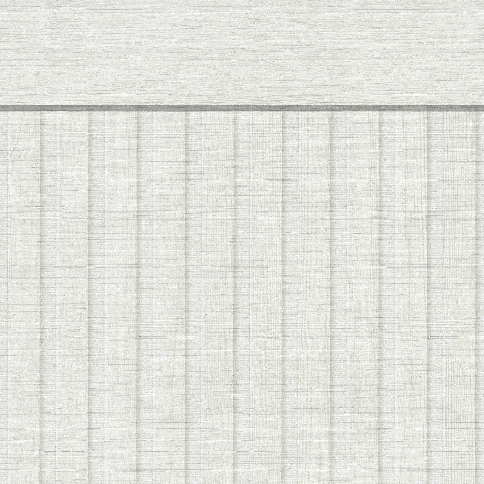 A.S. Creation Pannello murale Pannelli in legno 397443 Carta da parati in tessuto non tessuto Strisce 5,00 m x 1,06 m Grigio