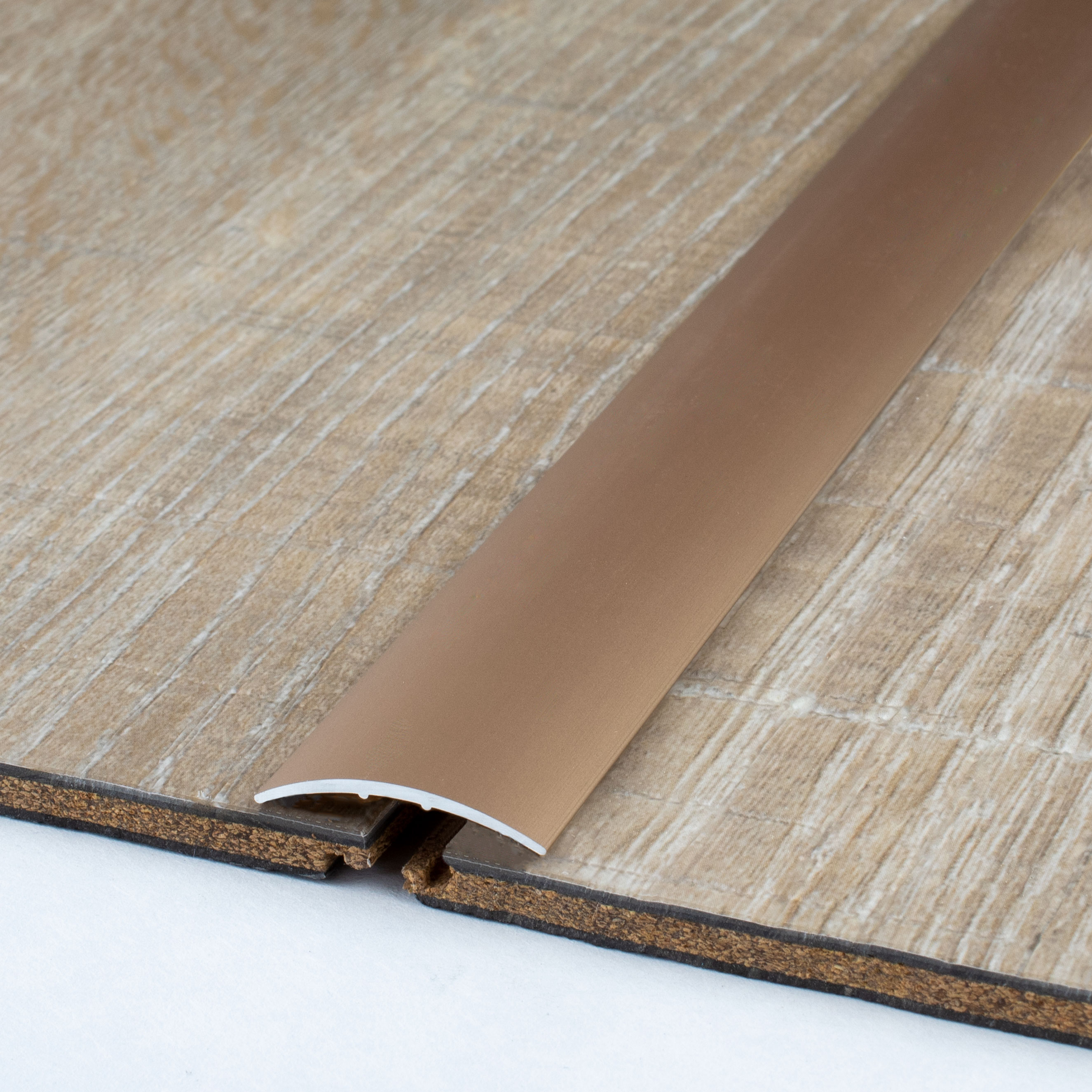 Profilo di transizione PROVISTON Eindhoven 4,2 x 28 mm, striscia di transizione, alluminio anodizzato